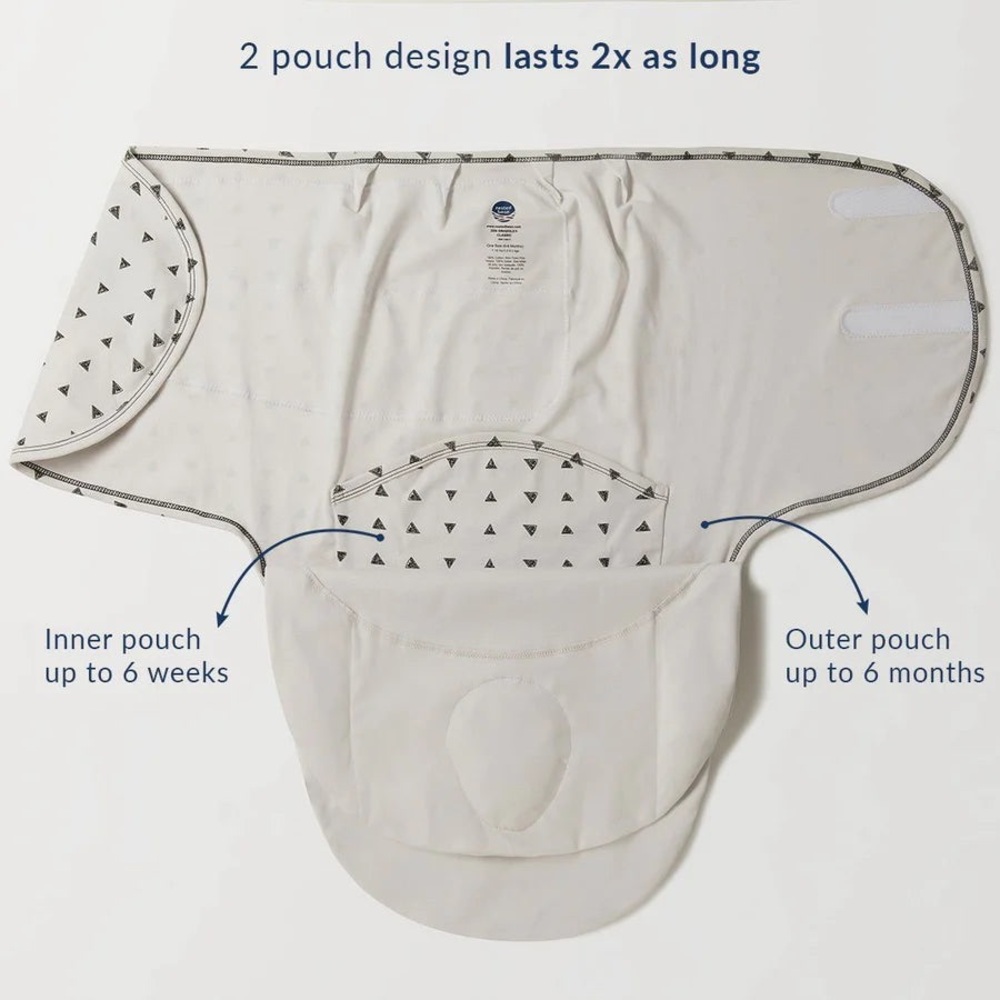 Nested Bean Zen Swaddle 0-6M Weighted Sleep Sack 7-18 lbs Baby Essentials